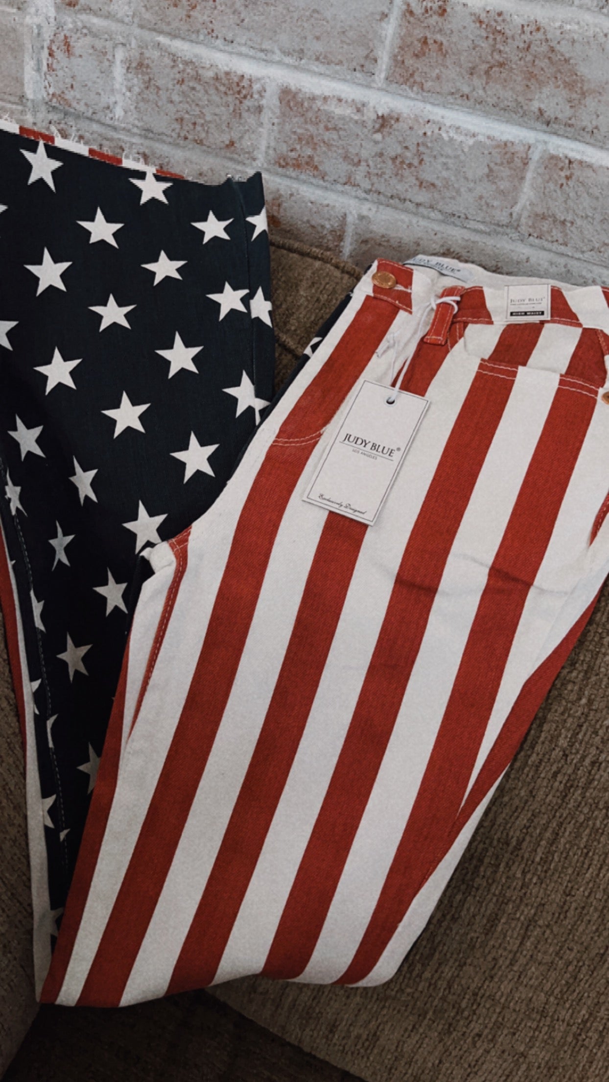 Judy Blue Stars & Stripes Vintage Flare Jeans