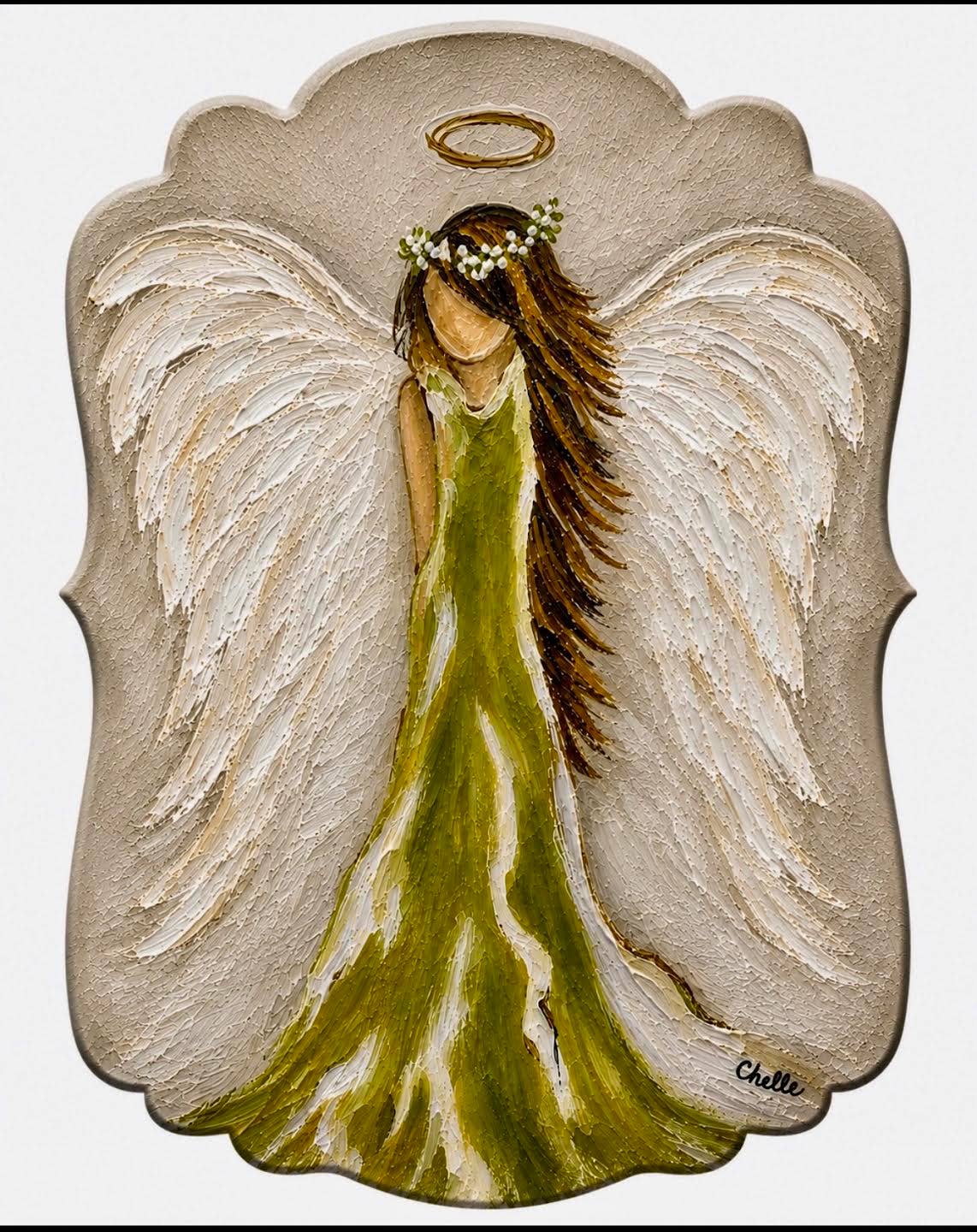 Christmas Ornament: Angel in Green