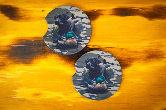 Retriever Car Coasters