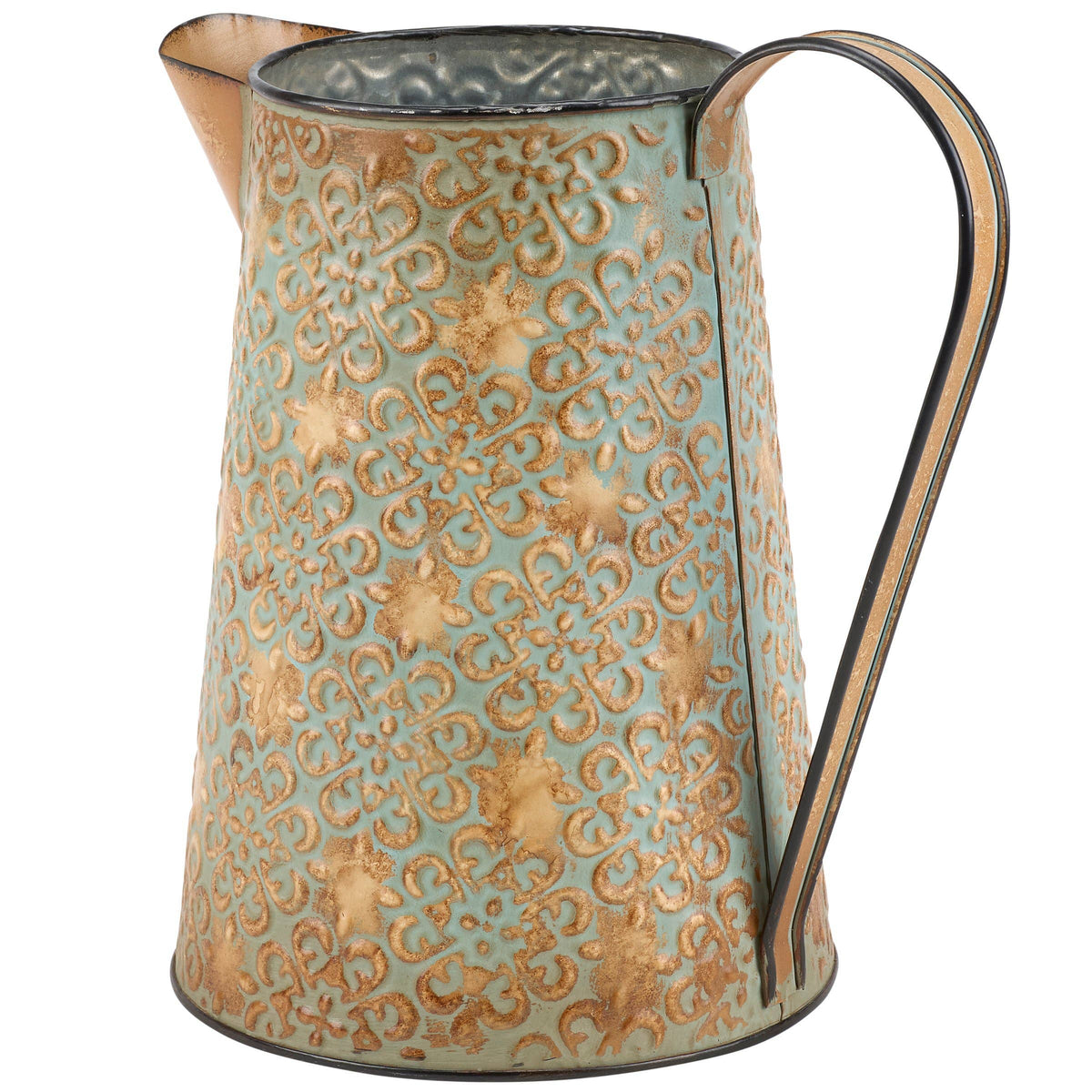 Vintage Brocade Pitcher Vase