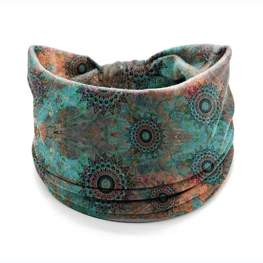 Rustic Teal Boho Headband