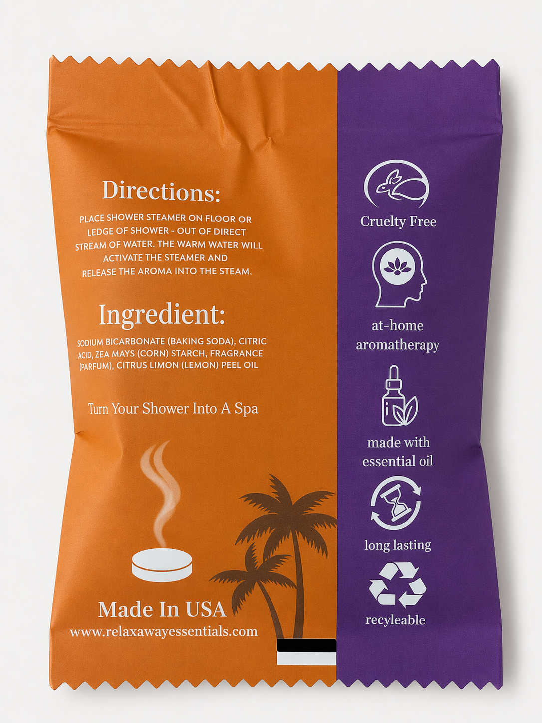 Single Shower Steamer - Aromatherapy - Wholesale Spa Tablets: Mystery