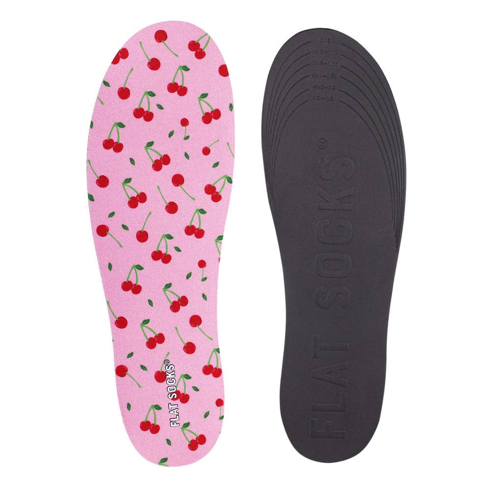 Cherry Darling Flat Socks: Small
