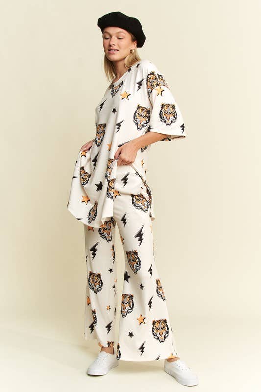 Electric Tiger Pants Set