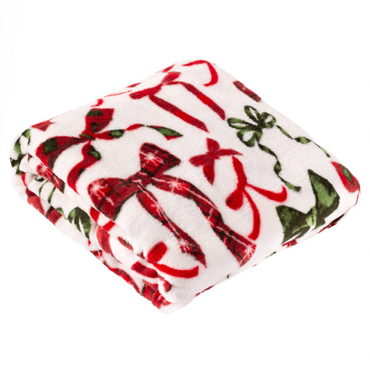 Festive Bows Throw