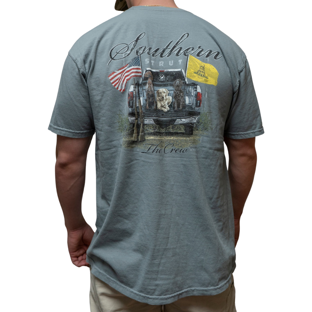 The Crew T-Shirt: Granite / M