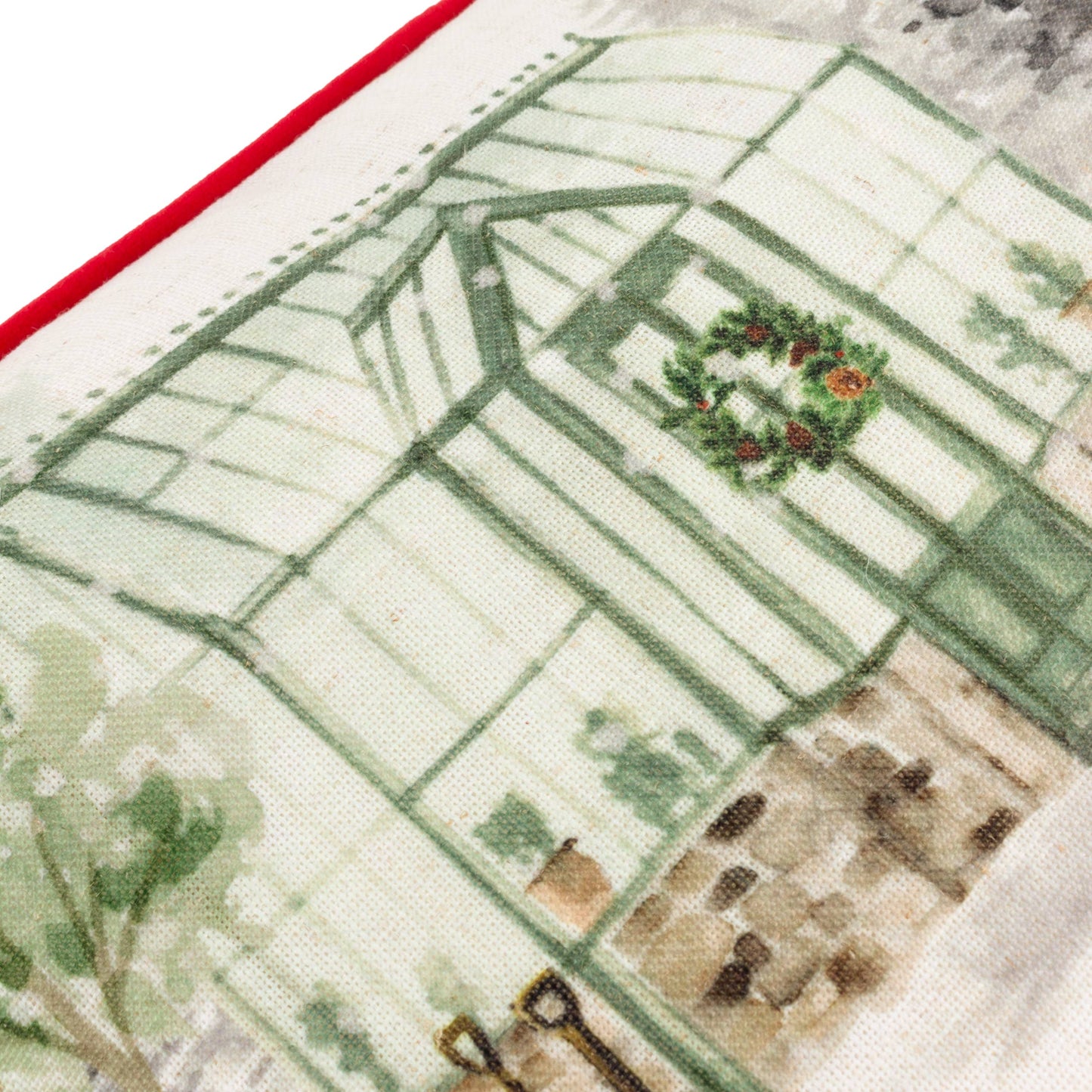 Winter Garden Printed Pillow