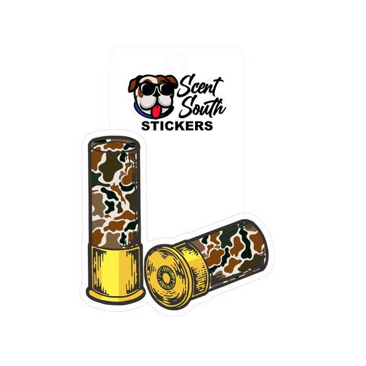 Camo Shells Sticker