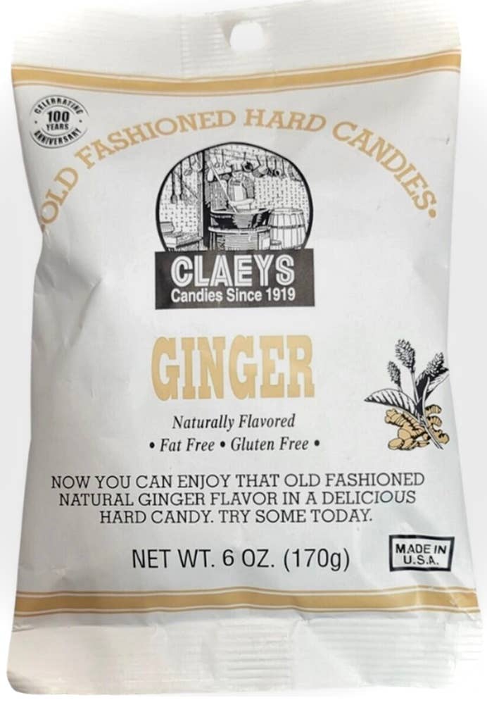 Nostalgic 1919 Old Fashioned Claeys GINGER Sanded Hard Candy