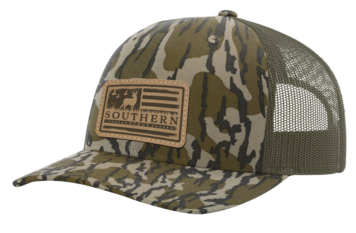 Deer Flag Patch: Navy/ Charcoal