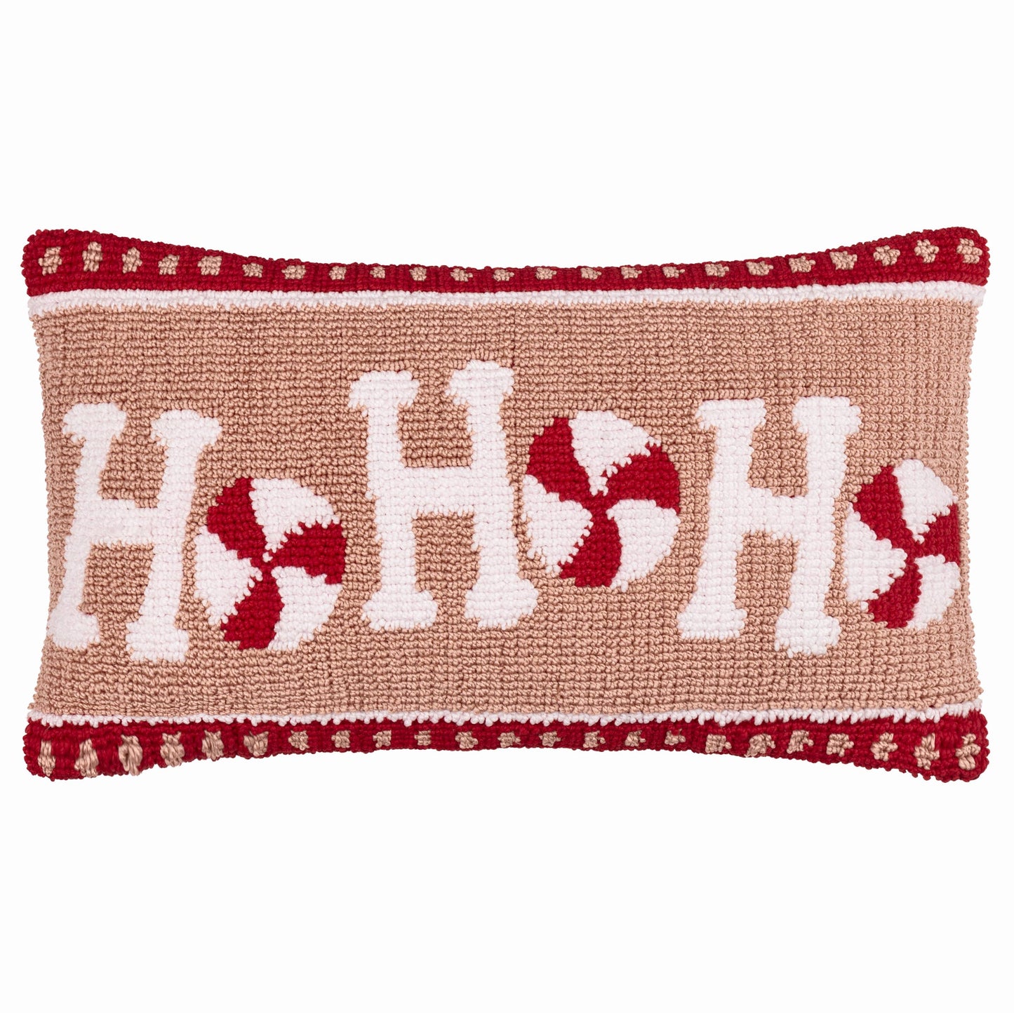 Candy Holiday Tufted Pillow