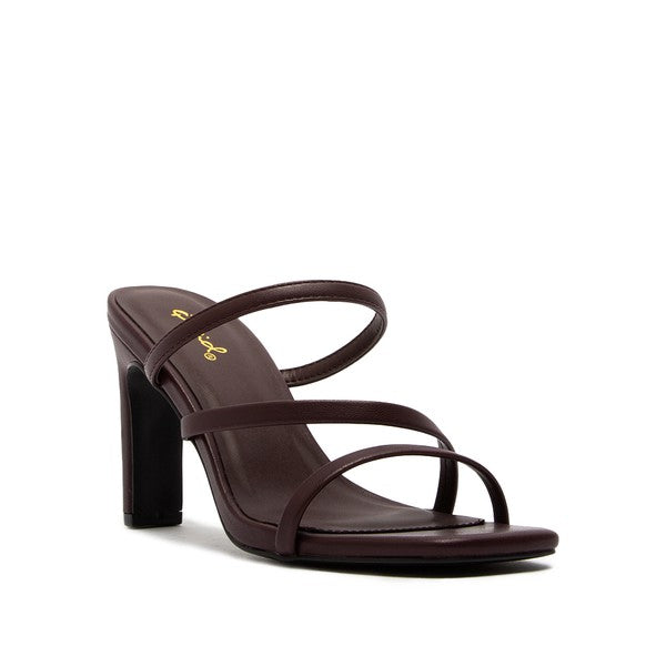 Strappy Mule Heel