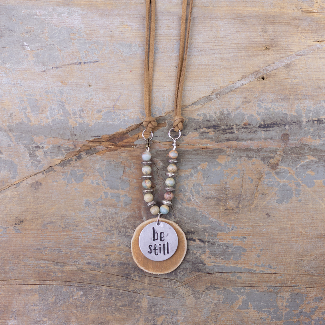 Be Still Light Necklace With Light Beads