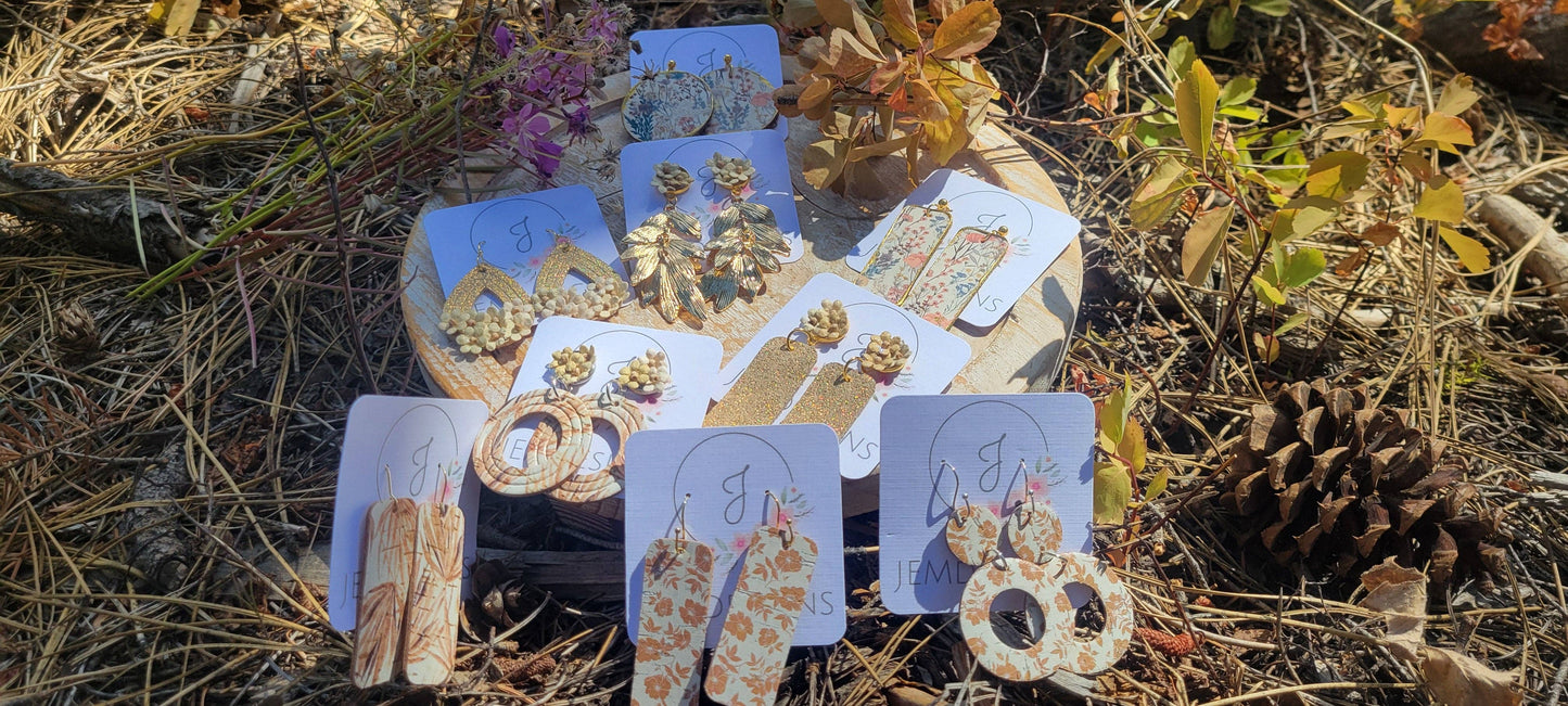 Reversible Circle Earrings