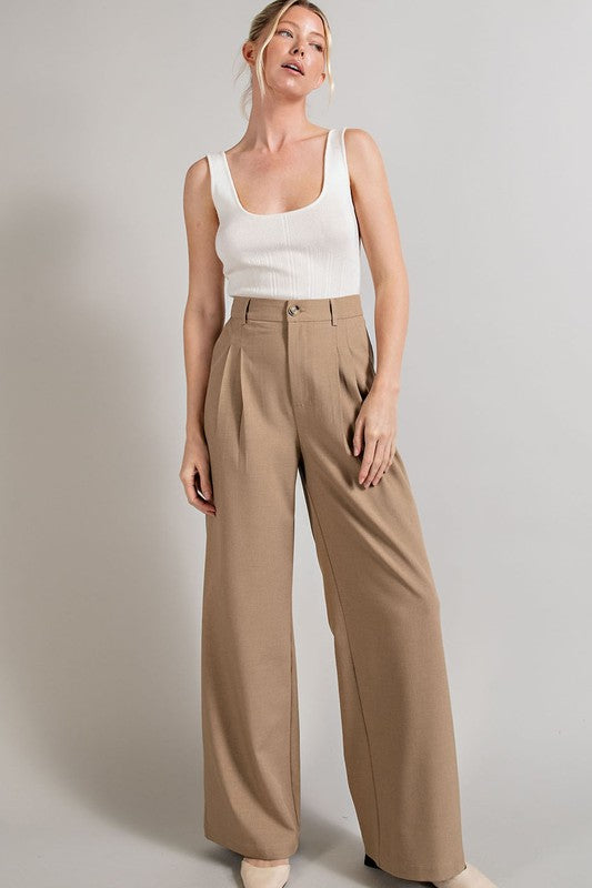 Relaxed Straight Leg Pants