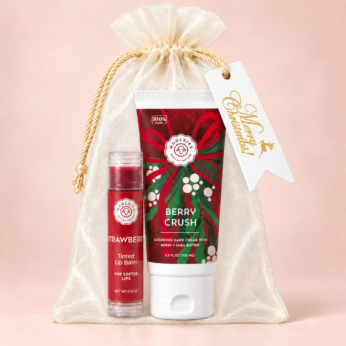 Christmas Stocking Stuffer – Hand Cream + Tinted Lip Balm