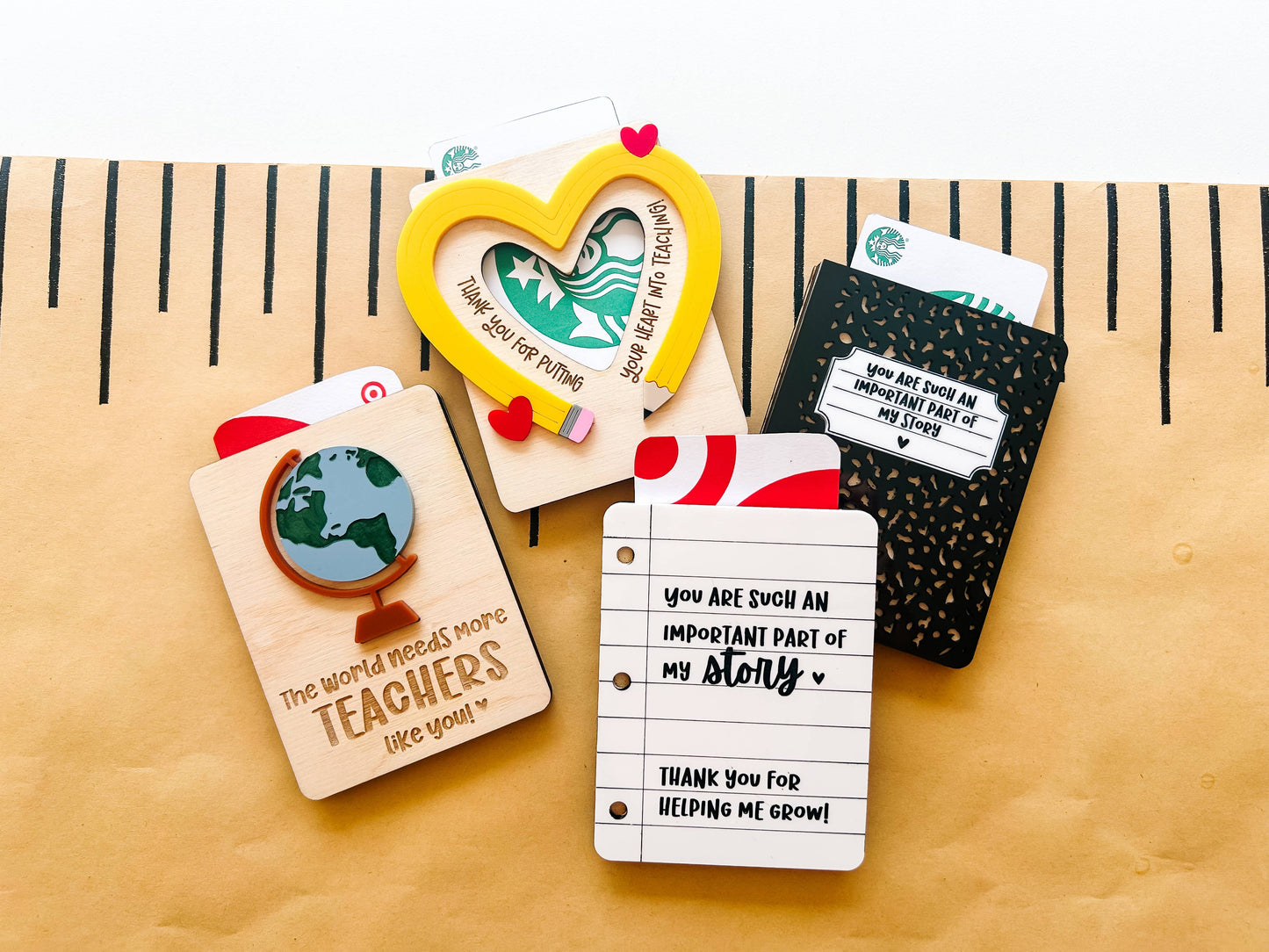 Teacher Giftcard Holder: Composition Book
