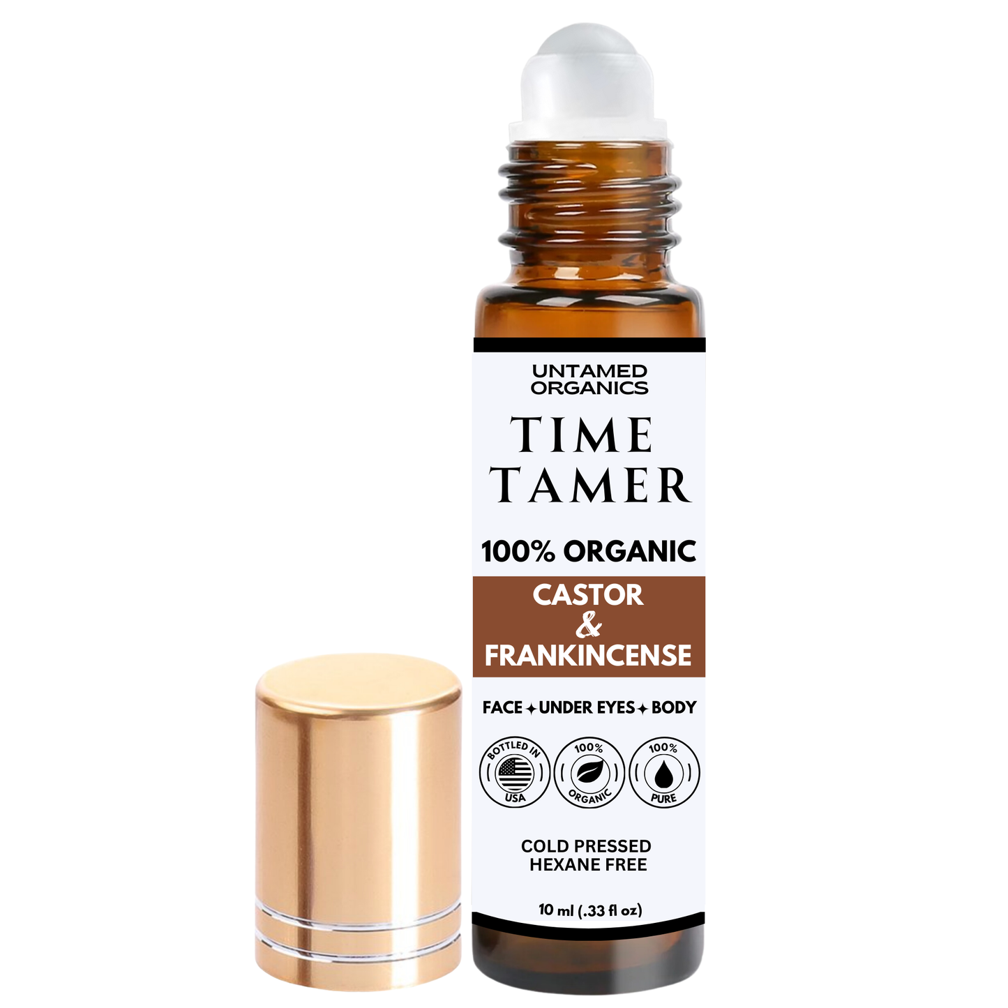 Organic Castor & Frankincense Oil Roller