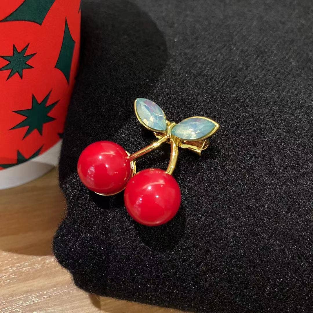 Perfect Cherry Brooch