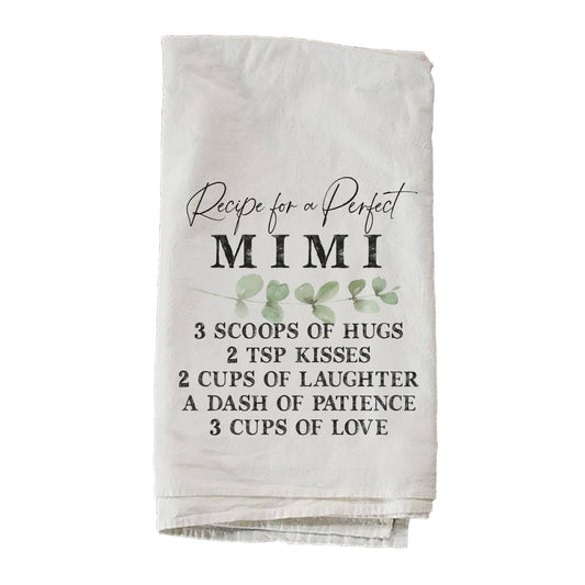 Perfect Mimi Recipe Towel: 27 x 27