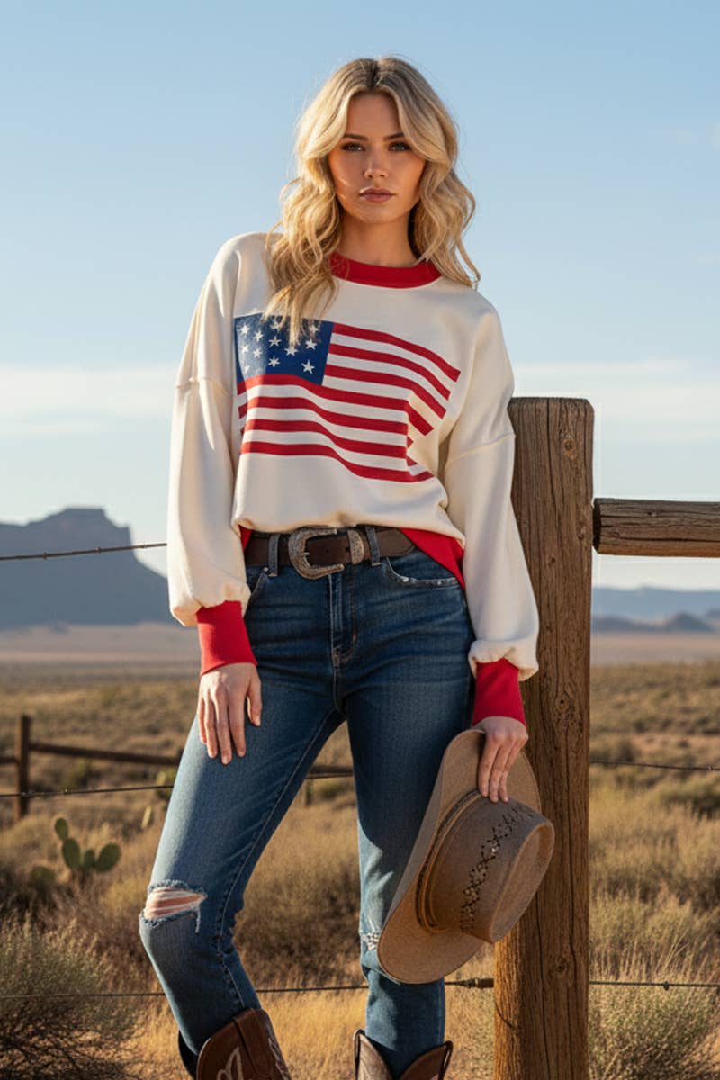 Patriot Relaxed Fit Sweater