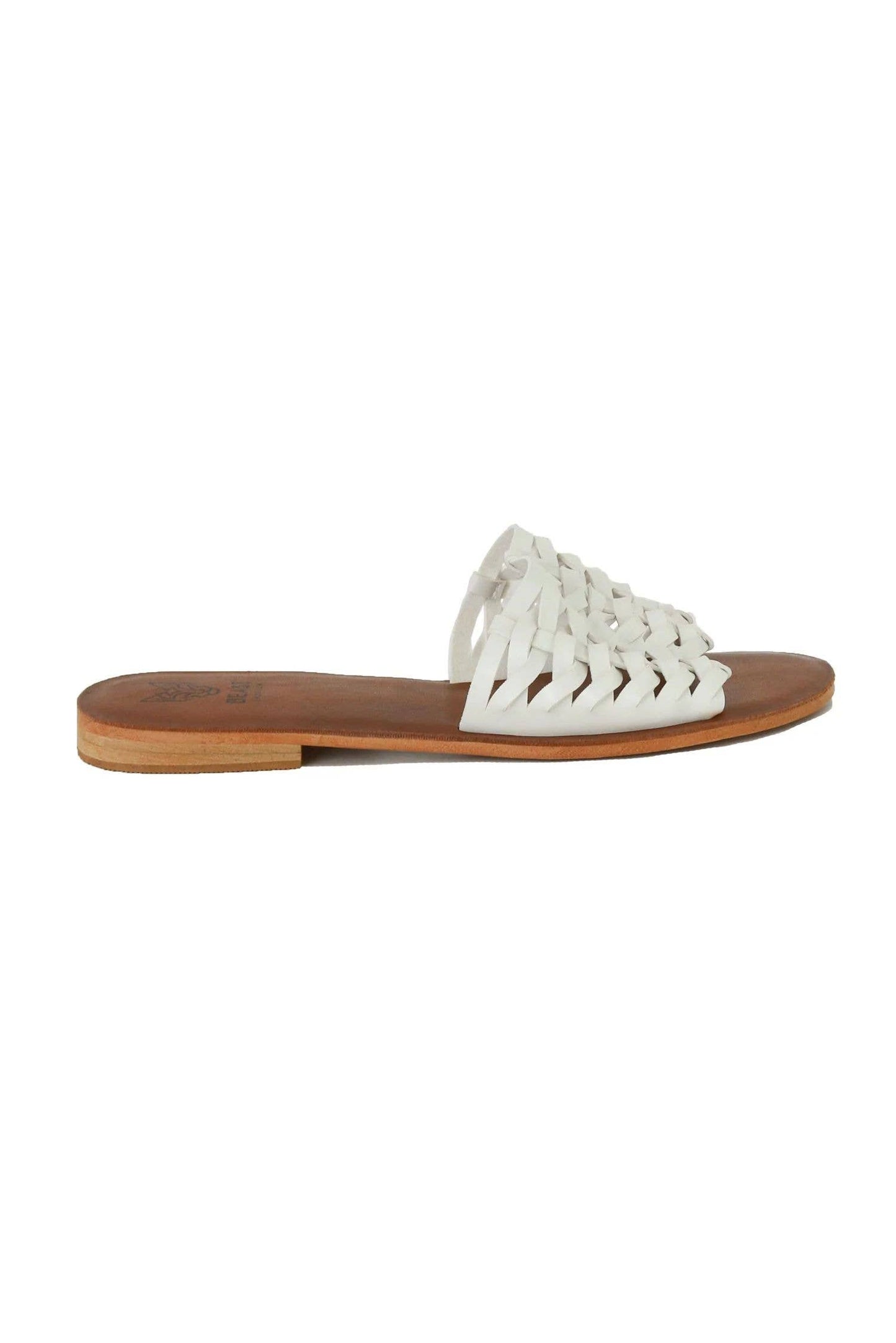Braided Band Slide Flat Sandals