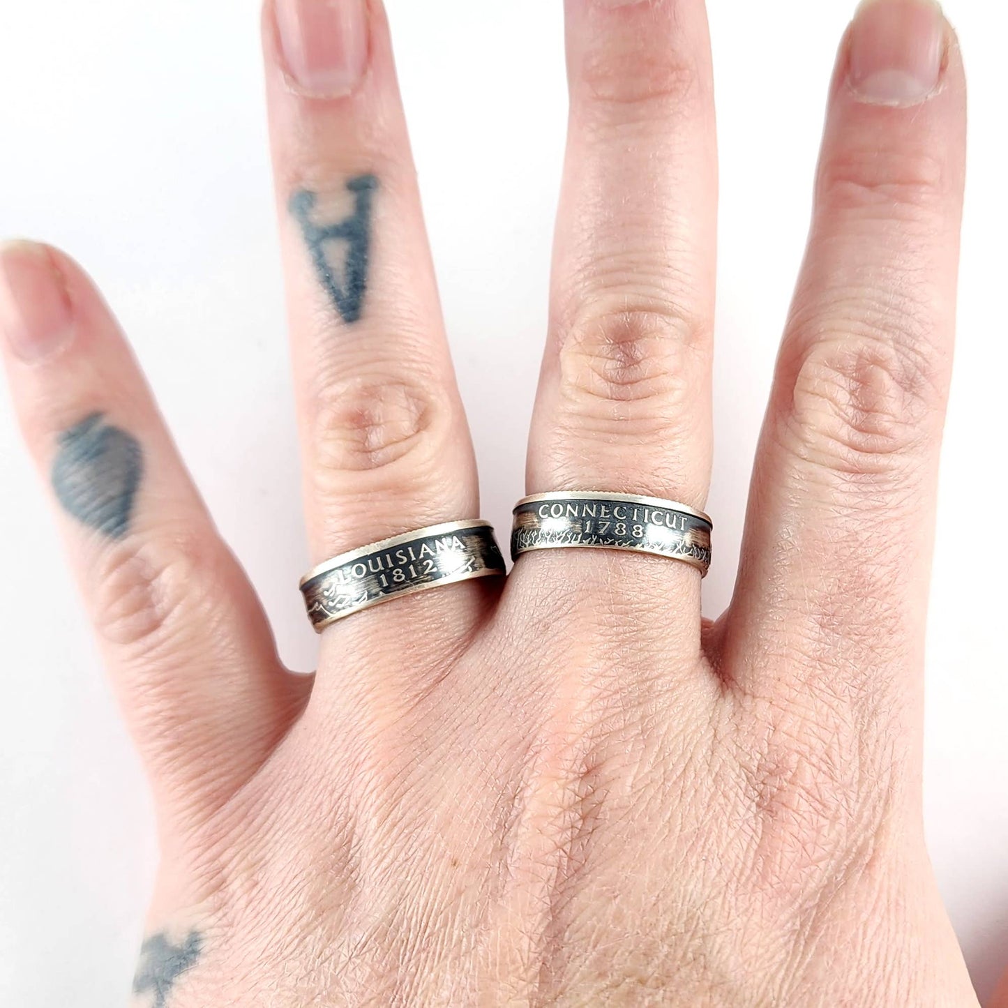 90% Silver North Carolina Quarter Ring: 6.5