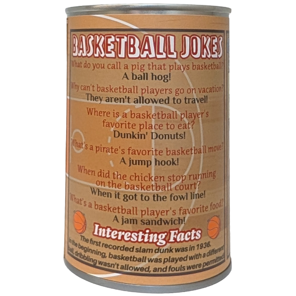Jordan the Canned Basketball: Foil Lid