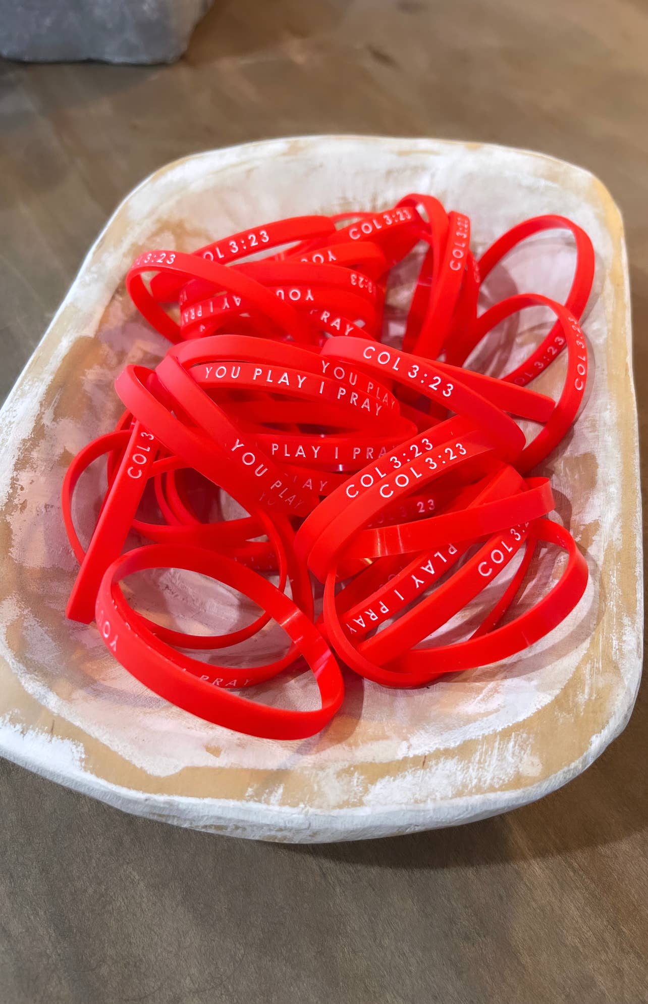  Blue Team Spirit Bracelets Adult