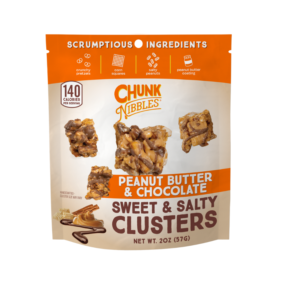 Peanut Butter Chocolate Chunk Nibbles 2oz Snack Pack