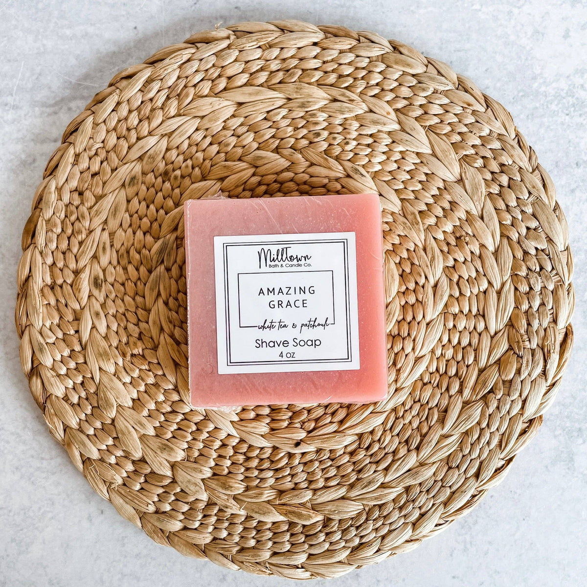 Amazing Grace Shave Soap | Rich Lather & Smooth Shave | Safe for Sensitive Skin