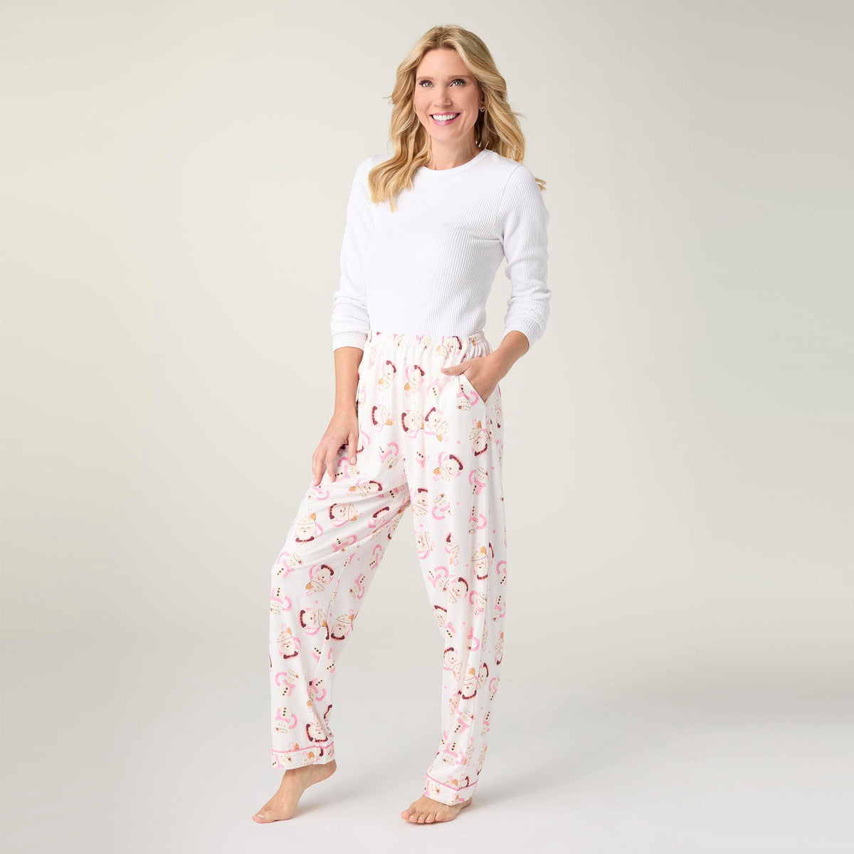 Dreamland Pants-Fall: Blush Santa / L/XL