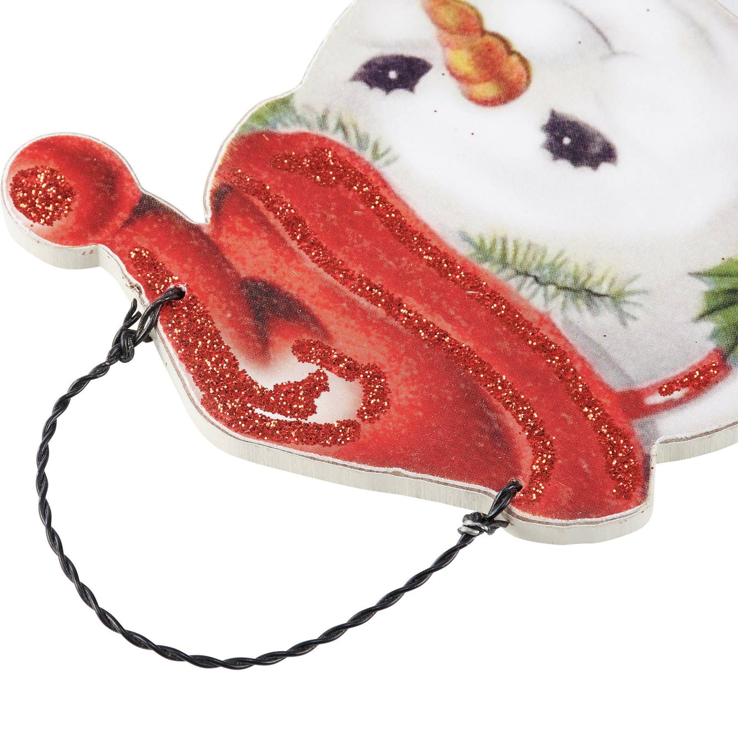 Vintage Snowmen Ornament Set