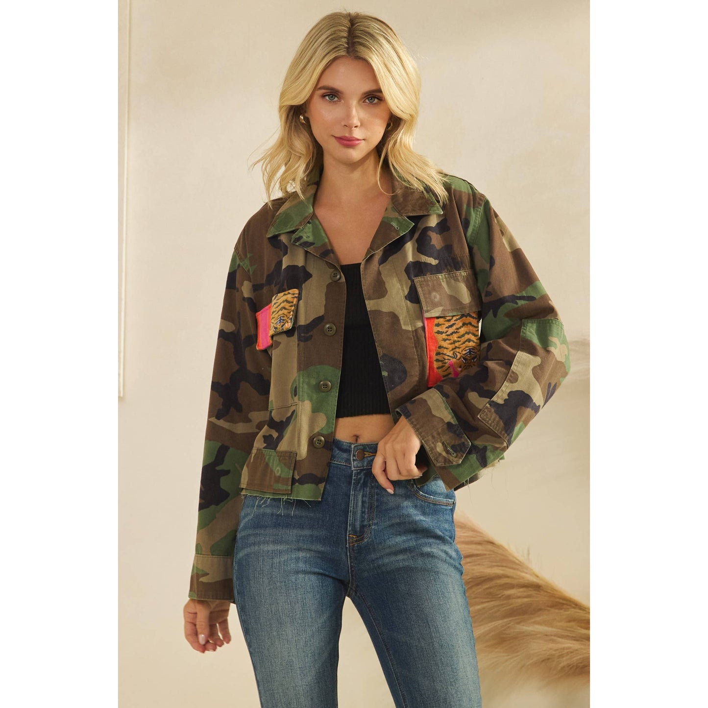 Into the Wild Recycled Camo Jacket
