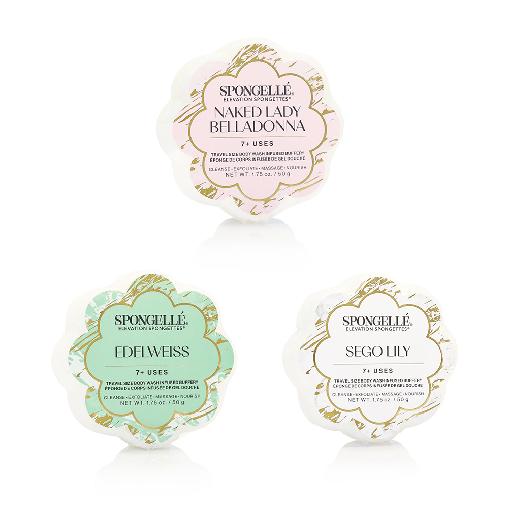 Elevation Spongette Assorted Pack  | Soap Sponge | Soap Buff