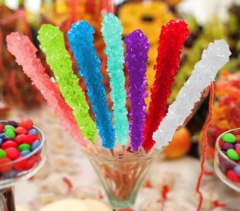 Nostalgic Old-Fashioned Rock Candy 🍭 w/ Stick 36 Count Tub