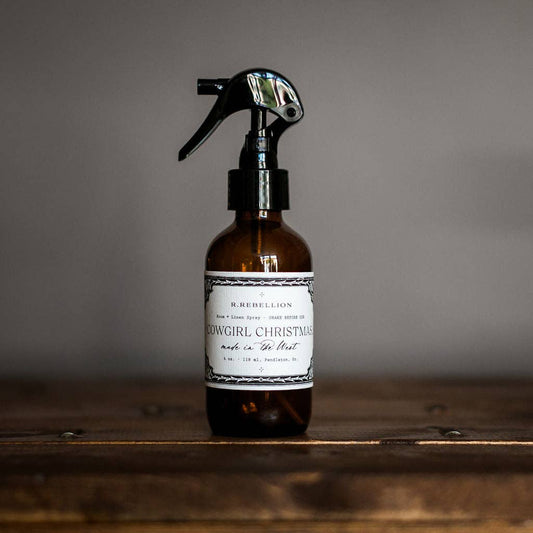 Cowgirl Christmas Room + Linen Spray 4 oz.