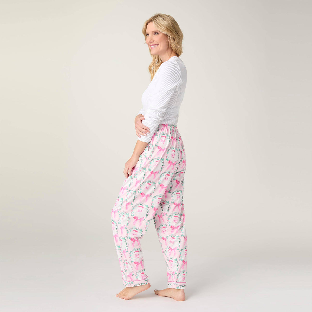 Dreamland Pants-Fall: Blush Santa / S/M
