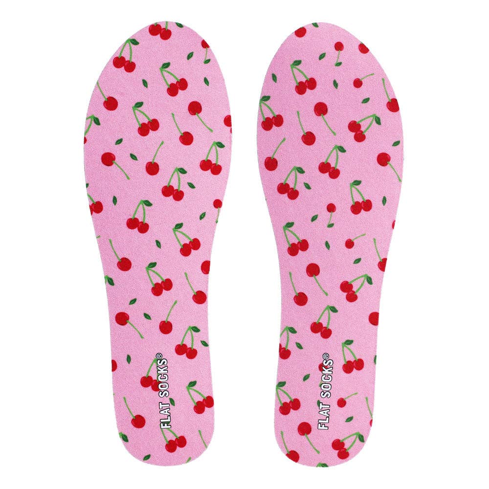 Cherry Darling Flat Socks: Small