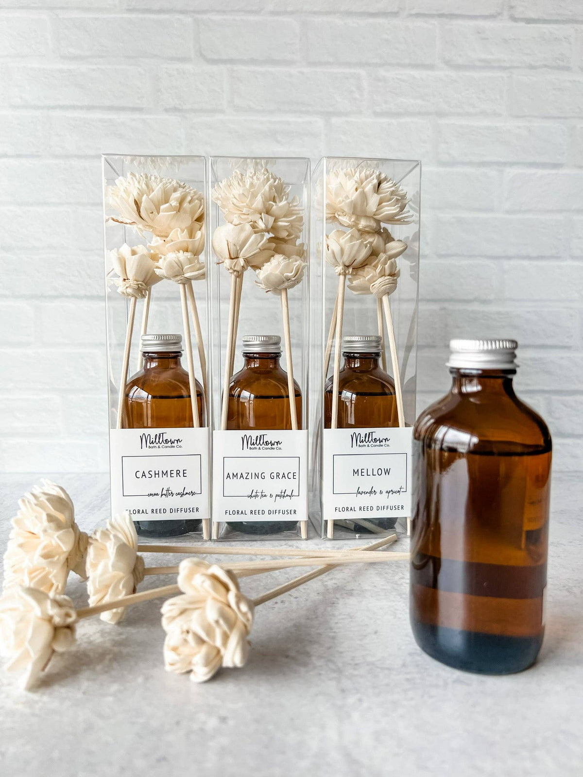 Cashmere Floral Reed Diffuser | Long-Lasting Scent | Clean & Flameless Fragrance