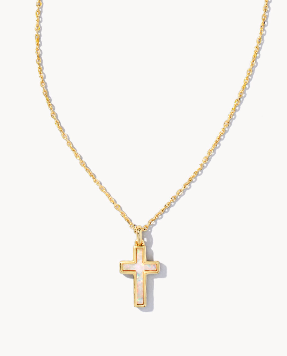 Cross Pendant Necklace Gold