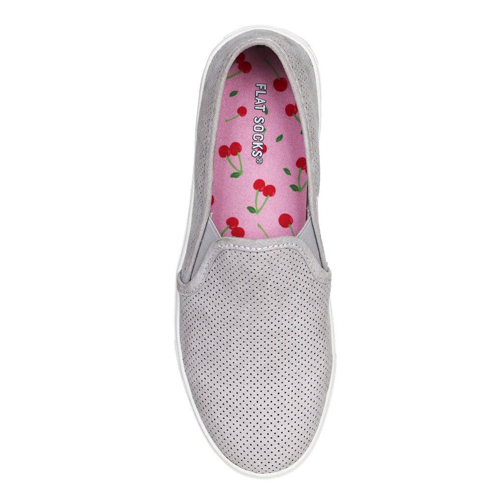 Cherry Darling Flat Socks: Small