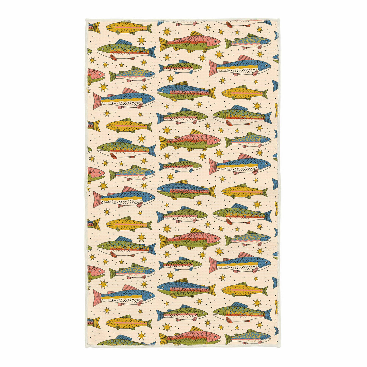 Kitchen Tea Towel Quick Dry | River Trout