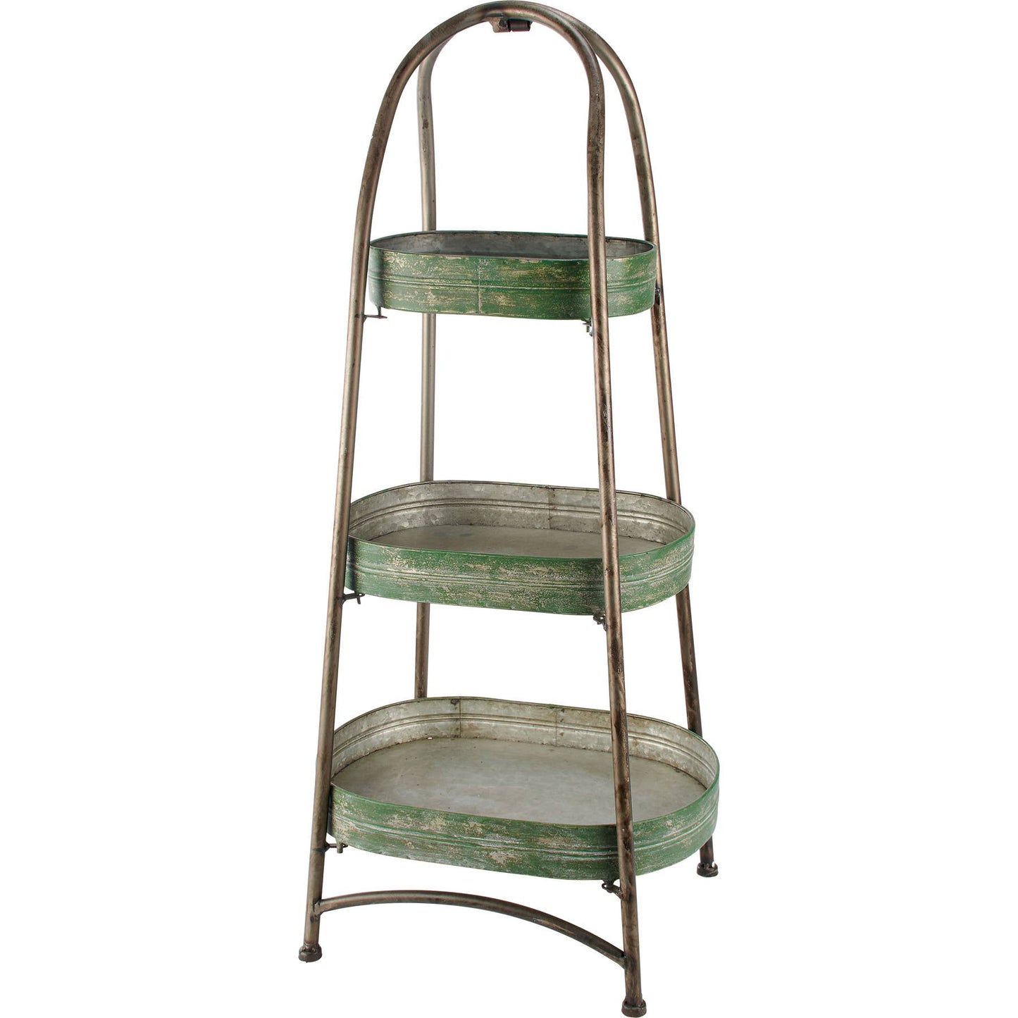 Metal Three Tiered Ladder Tray