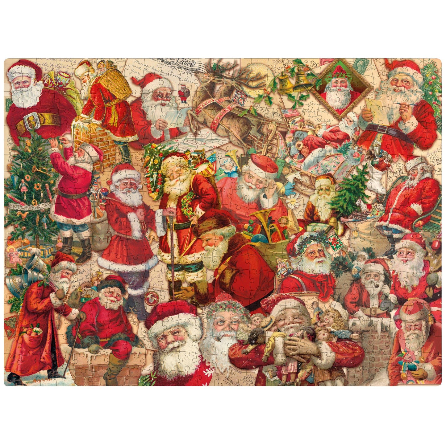 Vintage Santas Puzzle