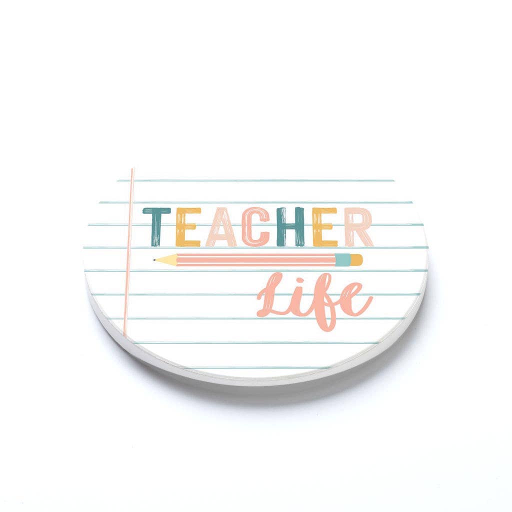 Teacher Life Car Coaster