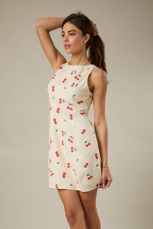 Cherry Sundae Sleeveless Dress