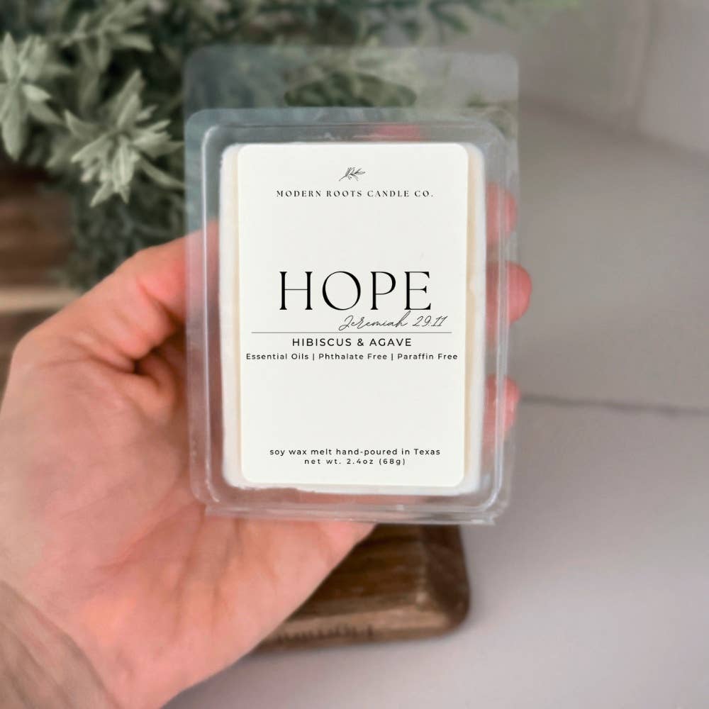Hope | Hibiscus & Agave | 2.4 oz. Soy Wax Melt