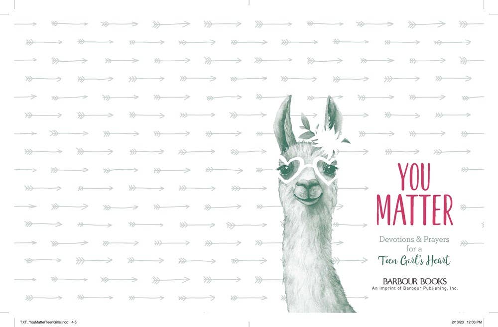 You Matter Teen Girls Devotional