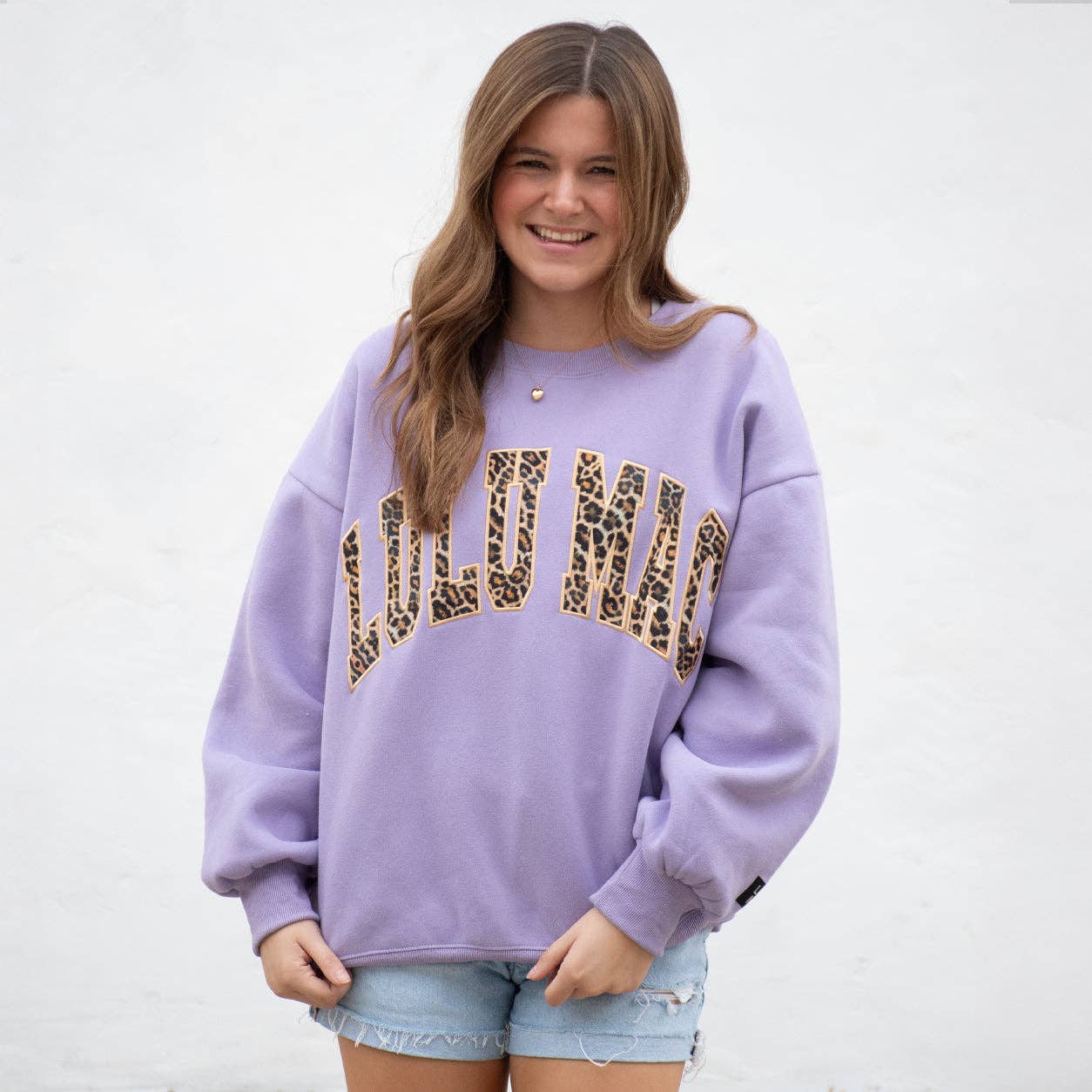 LEOP-9571-LAVENDER: LAVENDER / Medium